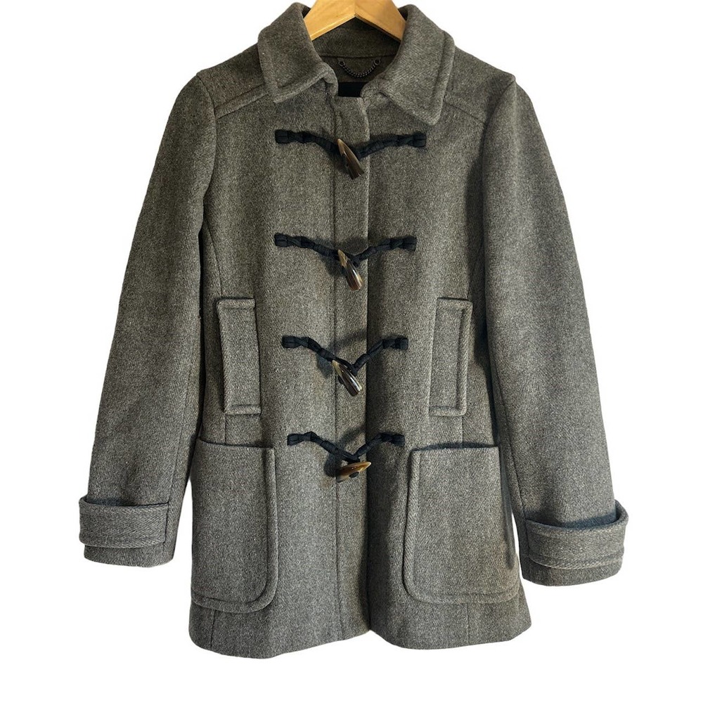 Banana Republic Women’s Size S/P Gray‎ Toggle Wool Coat